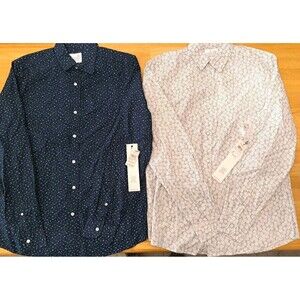 Truth Substance Common Sense Long Sleeves Men’s Button Up Shirts M Lot of 2 NWT